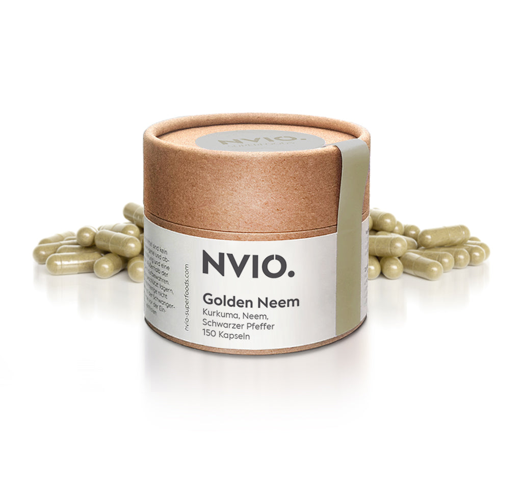Golden Neem - Bio Neem & Kurkuma Kapseln